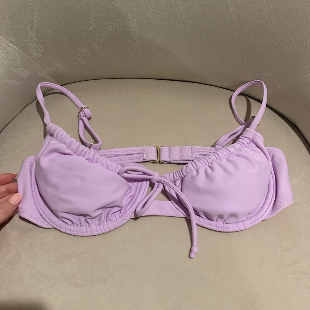Purple bsuit top